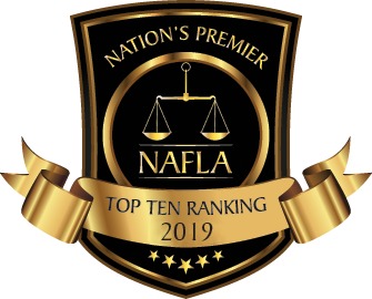 NAFLA top ten lawyers ranking seal